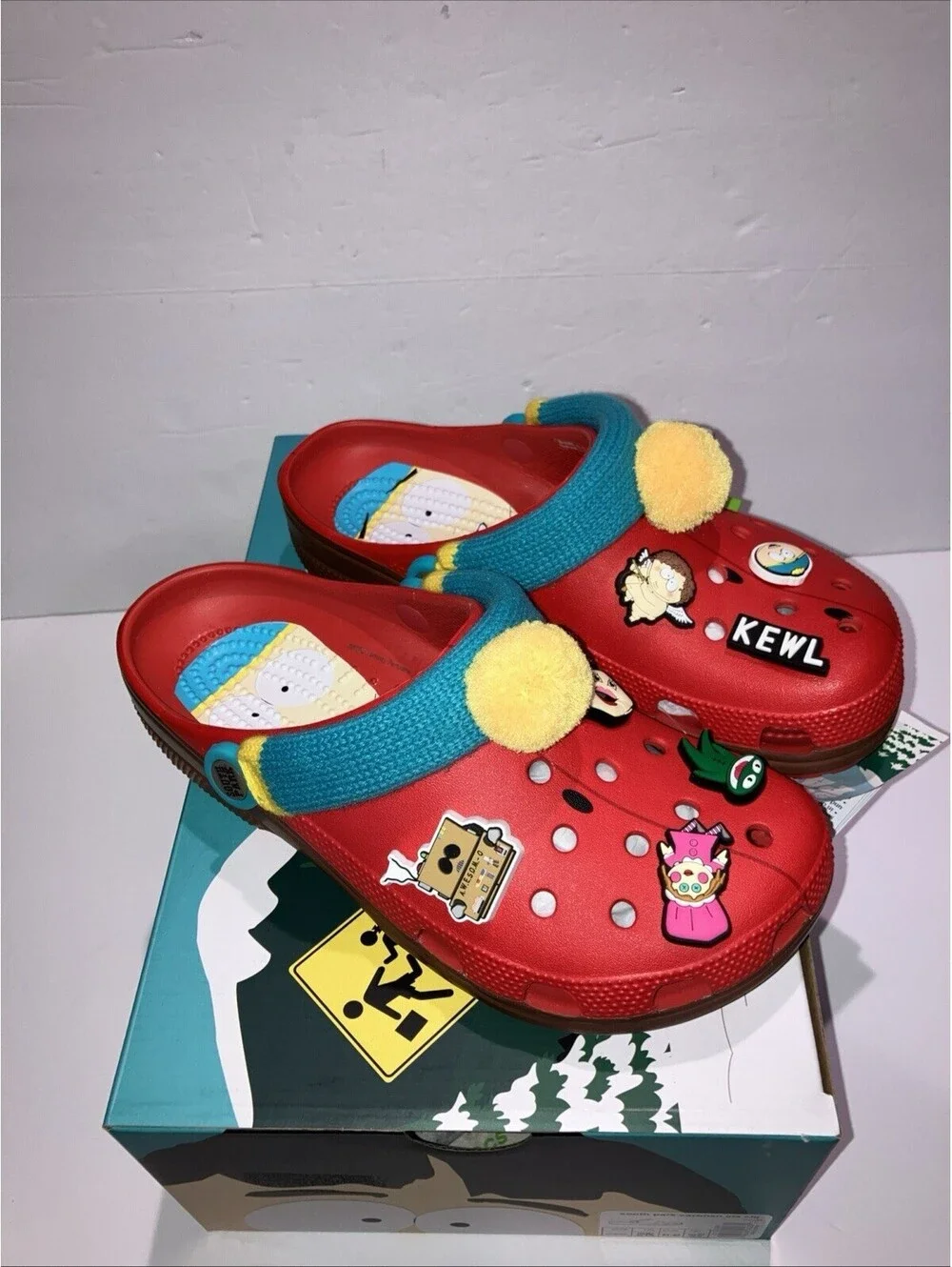 Crocs x South Park Cartman Classic Lined Slip-On Clogs Mens Size 8 Women 10 NEW